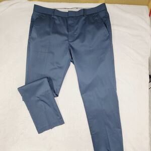 Bonobos Dress Pants 38x34 Blue Slim Fit Stretch Chino Trousers Mens NWOT